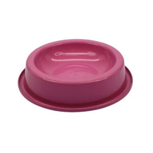 Comedouro anti-formigas para gatos rosa em plástico