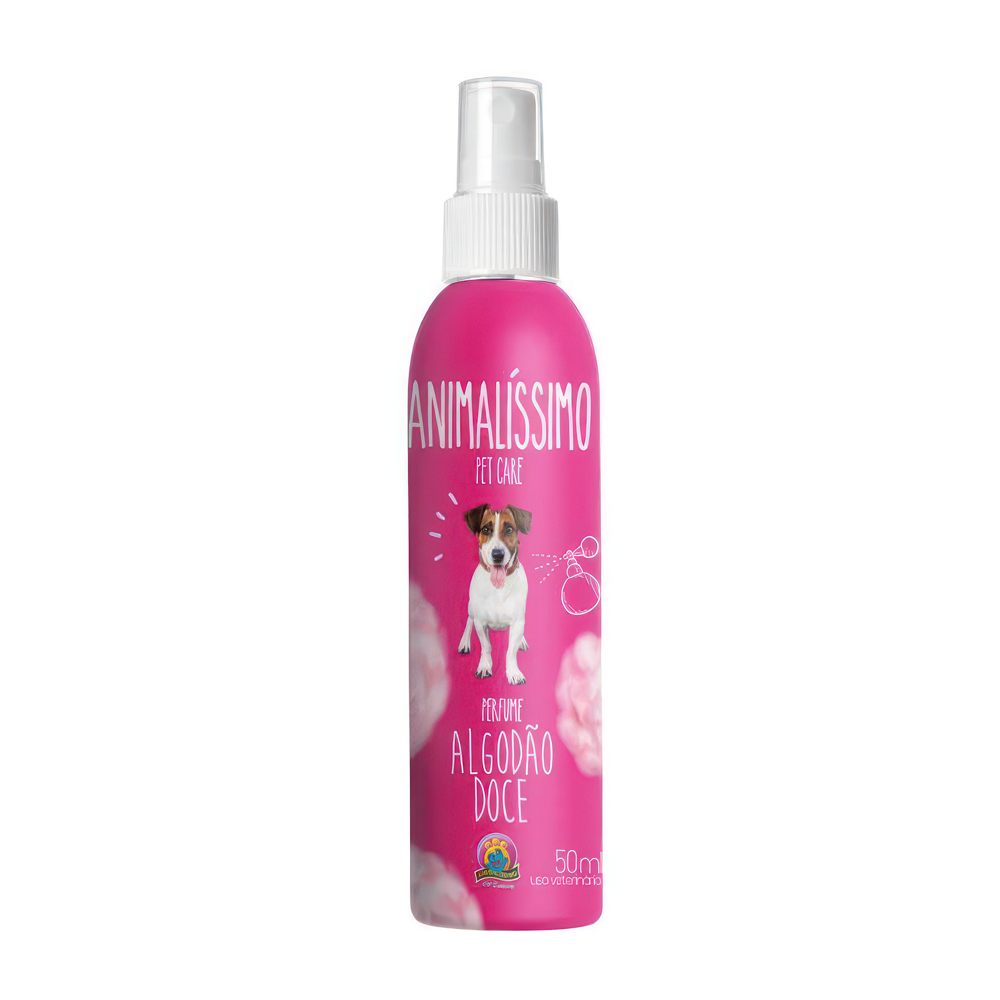 colonia algodão doce para cachorro 50ml