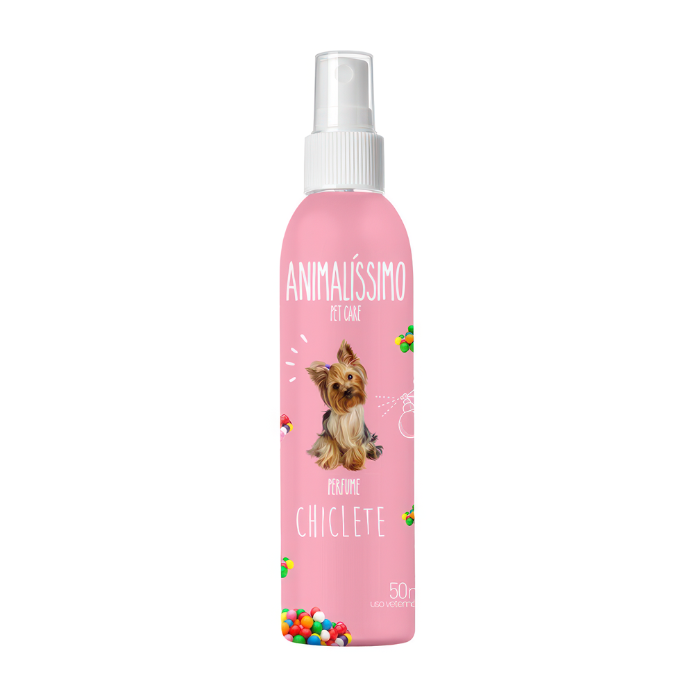 colonia chiclete para cachorro 50ml